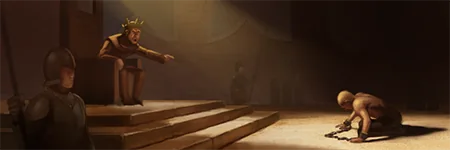 Prisoner is shamed for his sins.